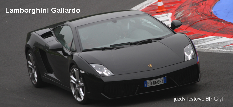 Lamborghini Gallardo jazdy testowe | BP Gryf