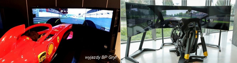 Symulator trening bolid Formula 1 | BP Gryf Pakiety wyjazdowe do Doliny Motoryzacji.