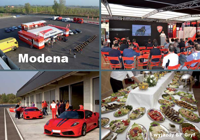 Modena Autodromo, jazdy testowe | BP Gryf Modena Autodromo, Tor wyścigów, wyjazdy